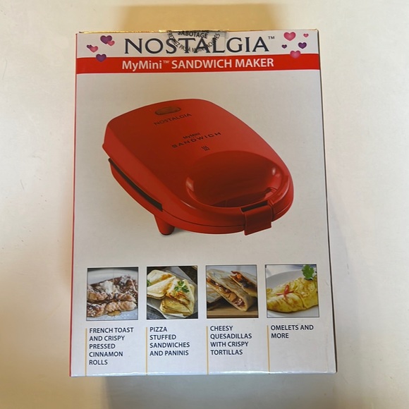 Nostalgia Other Nostalgia Mymini Sandwich Maker Poshmark